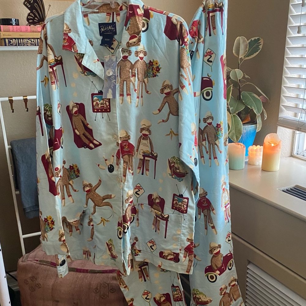 Nick & Nora monkey pajama set